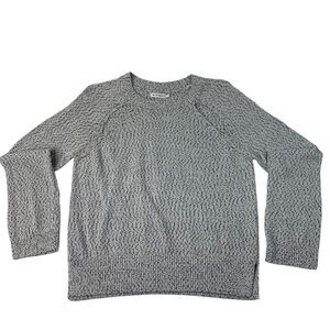 Light Before Dark Eyelet Cut-out Sweater